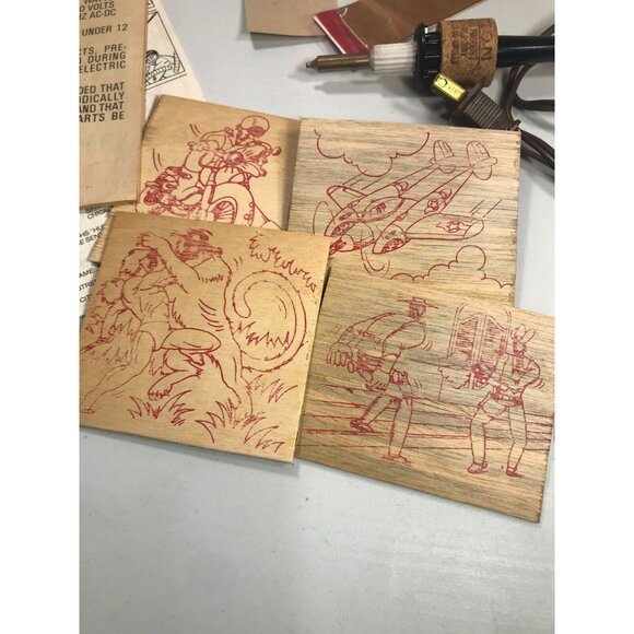 American Toy Wood Burning CHALLENGER I ELECTRIC Wonder Pen W132 Vintage - Picture 5 of 12